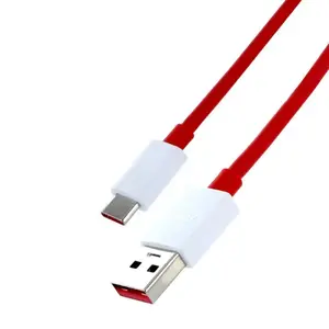 USB A to USB‑C Cable ONEPLUS D301 1 m, 4A, red