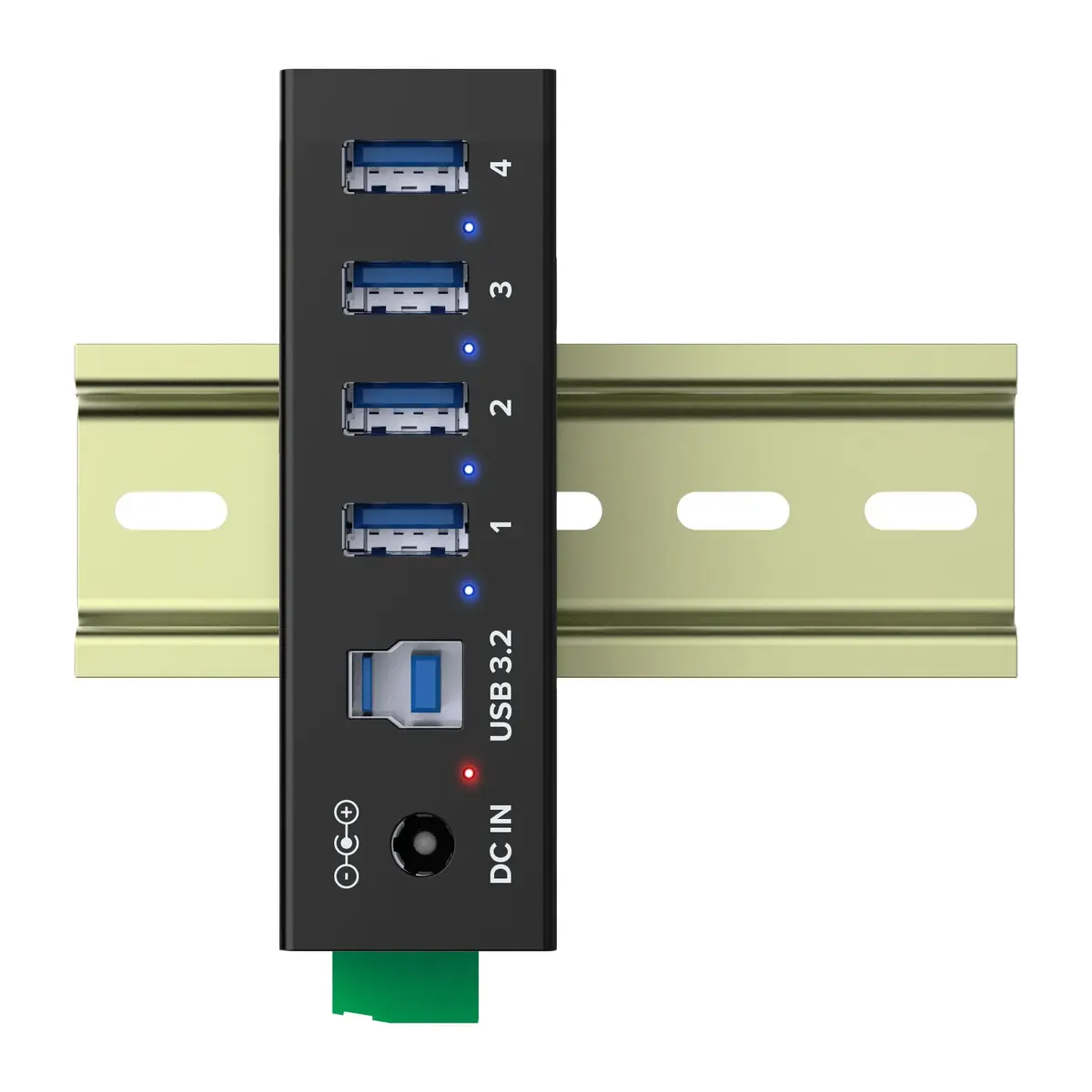 InLine 35396A USB 3.2 Gen 1 Industrial Hub Photo 2