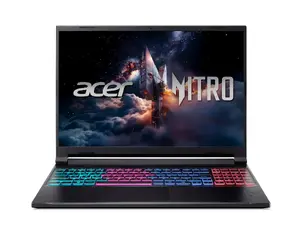 Acer Nitro 16S AI ANV16S-41-R93W Laptop, 16" WQXGA, AMD Ryzen 7 260, 16GB RAM, 1TB SSD, NVIDIA GeForce RTX 5070, Windows 11 Home, Black