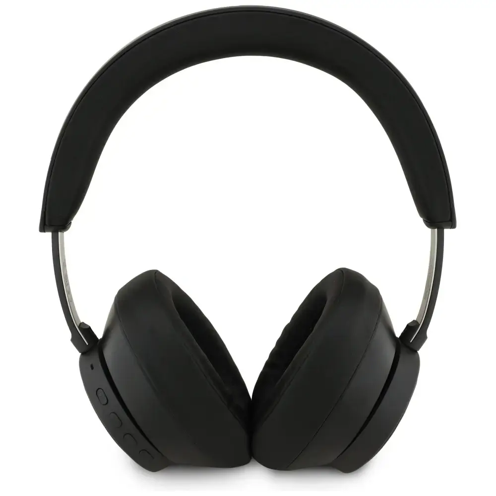 GUESS Bluetooth ENC pāri ausīm austiņas Saffiano melnas Photo 3