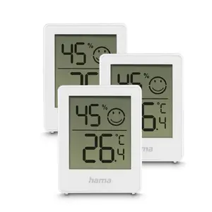 Электронный термометр окружающей среды Hama Cres Indoor White F °C