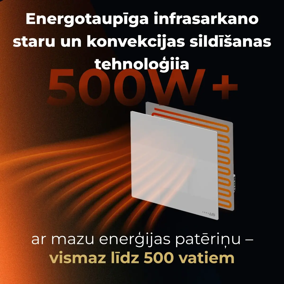 Infrared Convection Heater AENO Premium Eco Smart Quadro Photo 9