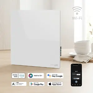 Infrared Convection Heater AENO Premium Eco Smart Quadro 500W 50x50 cm White