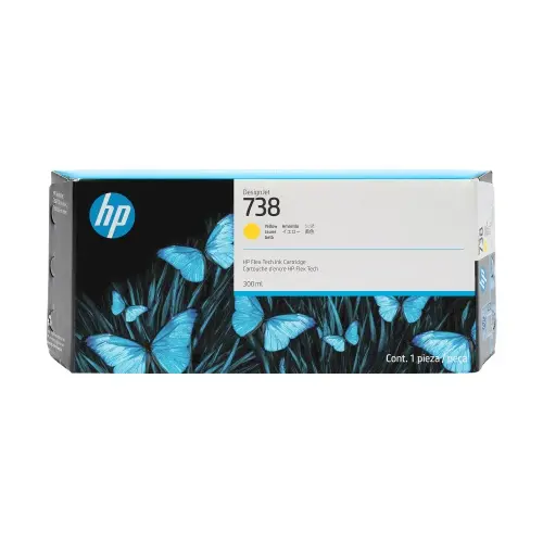 HP 738 300-ml Dzeltenais DesignJet tintes