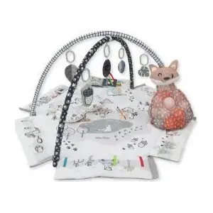 Коврик для игр milly mally Baby Mat 5in1 Minky – многофункциональный 5-в-1 коврик для живота, игр, отдыха, ползания и поездок