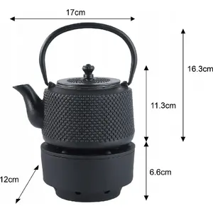 Teapot KingHoff KH-1847 0.8 L with built-in filter and warmer