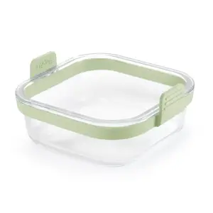 Baking Dish Lékué 890321 Square Glass Green 190x175x94mm