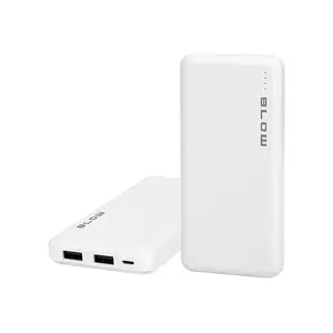 Portable charger power bank BLOW PB10A 10000mAh (37Wh), 2x USB-A outputs, 22.5W total, Micro‑USB input, polymer battery