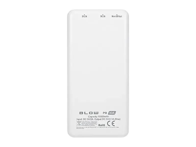 Portatīvais lādētājs BLOW PB10A 10000mAh Photo 4