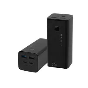 Portable Power Bank BLOW PB20G 20000mAh PD 65W, USB-C input/output, 2x USB-A outputs, black