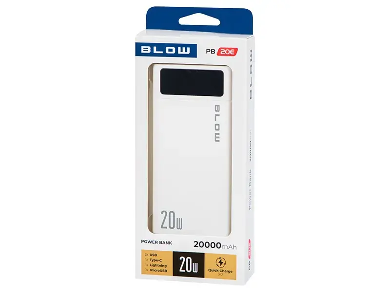 Power Bank BLOW PB20E 20000mAh QC+PD 20W Photo 3
