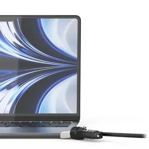 Compulocks Ledge for MacBook Air 13" M2 and M3 with Combination Lock Silver