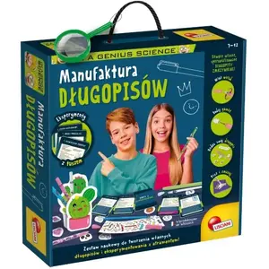 Pildspalvu komplekts Liscianigiochi IM A Genius 304-PL107988 — bērnu izglītojošs marķieru un pildspalvu komplekts