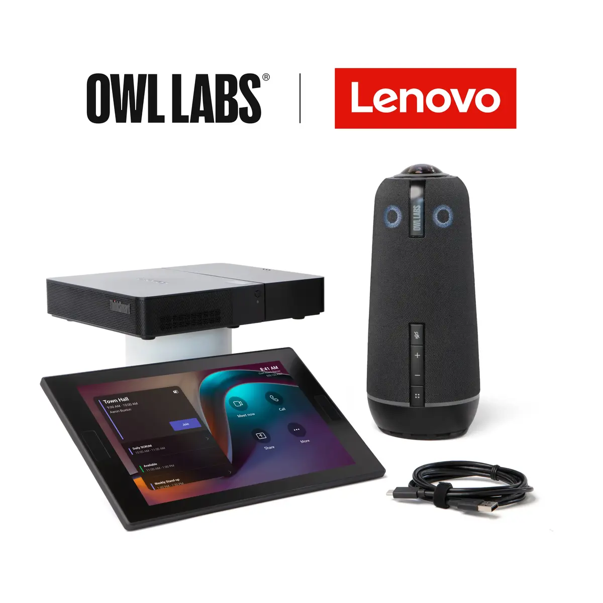 Система группового видеоконференцсвязи Owl Labs Microsoft Teams Rooms Bundle Photo 2
