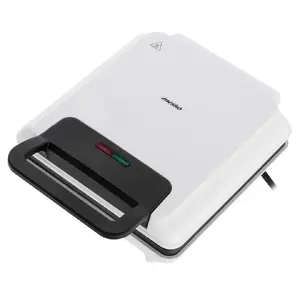Waffle iron Adler MS 3091, rectangular plates, non-stick coating, 1200W, white