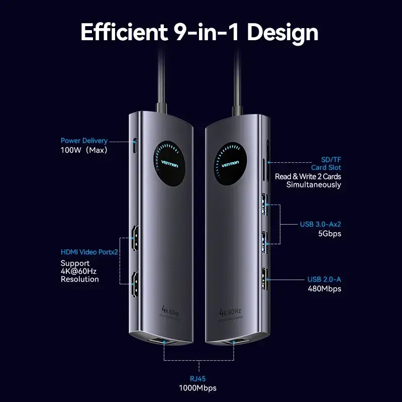 Док-станция USB-C Vention TQVHB Photo 4