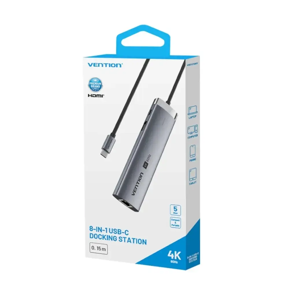 USB-C хаб Vention TGUHB 8-в-1 Photo 4
