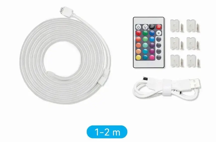 LED strip light Vention PAEWH 2 m USB 5V Photo 5