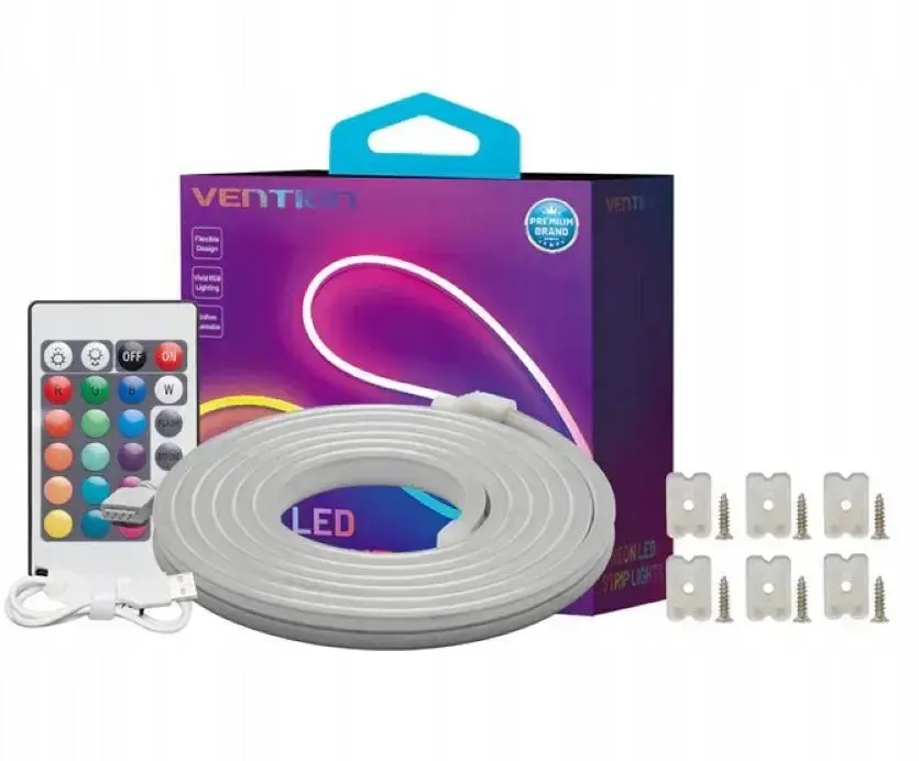 LED strip light Vention PAEWH 2 m USB 5V Photo 6
