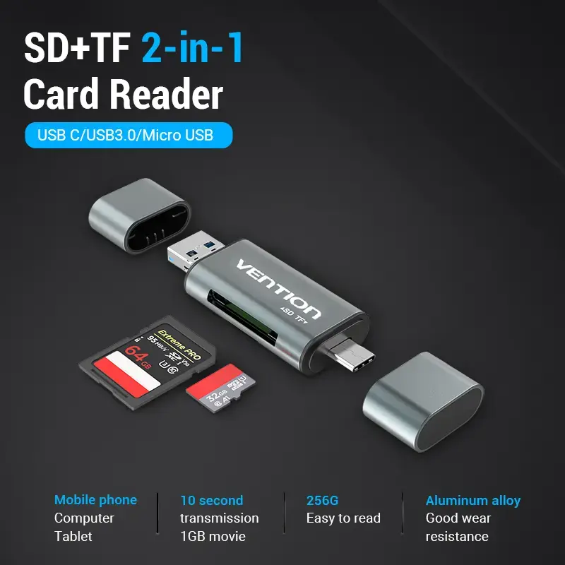 Vention USB3.0 karšu lasītājs CCHH0 Photo 5