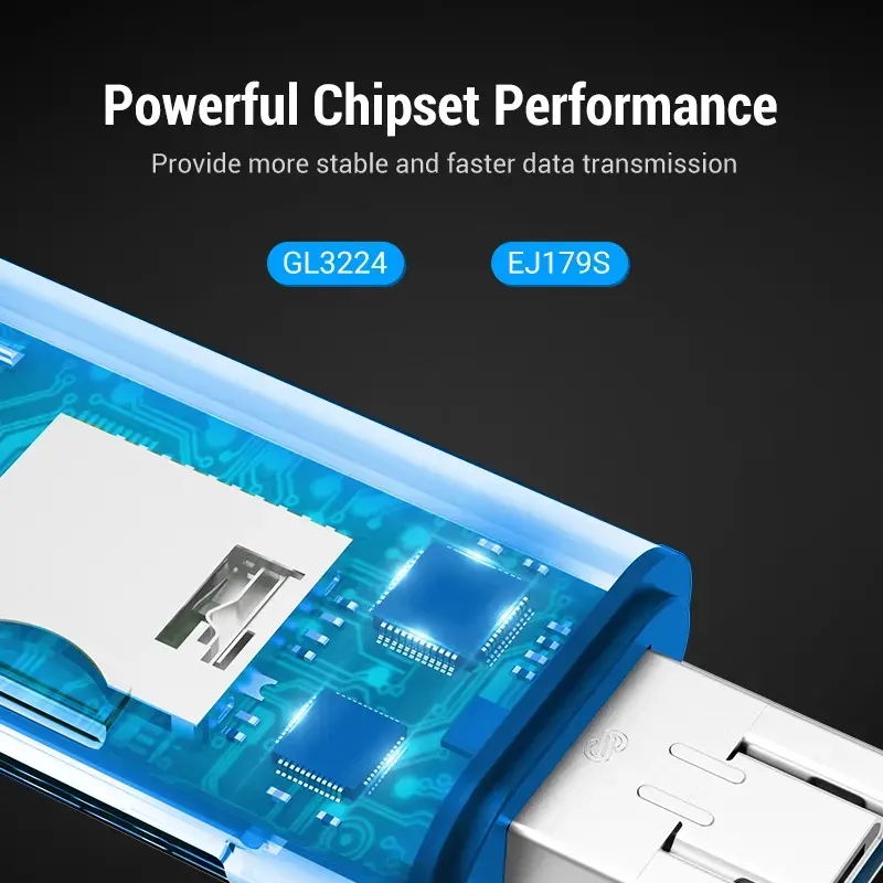 Vention USB3.0 karšu lasītājs CCHH0 Photo 10