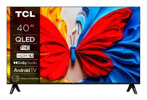 TCL 40V5C QLED Viedtelevizors 40 Collas Full HD 1920 x 1080 Pikseļi Wi-Fi Melns