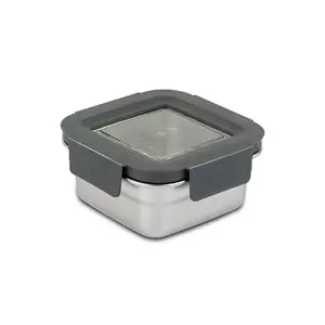 Контейнер для хранения пищи NAVA MISTY GR0210-002-110 400 мл из нержавеющей стали с пластиковой крышкой