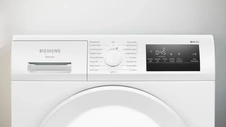 Tumble Dryer Siemens iQ300 WT43H004 Photo 2