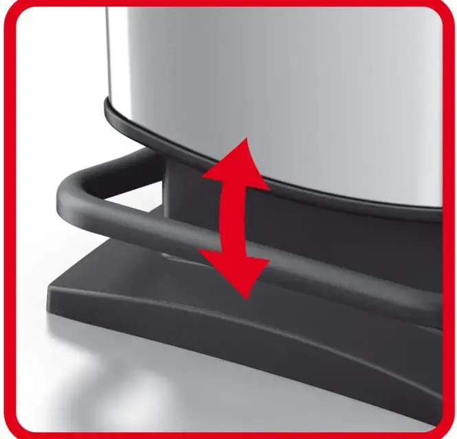 Rotho Paso 20L Pedal Bin - Carbon Metallic Photo 3