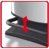 Rotho Paso 20L Pedal Bin - Carbon Metallic Photo 3