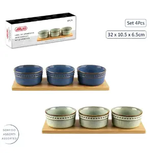 Anitex snack dish set PT07591231, 3-piece, 10 cm bowls