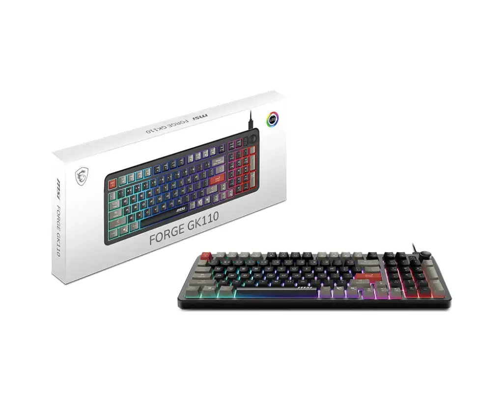 Spēļu klaviatūra MSI Forge GK110 Photo 5