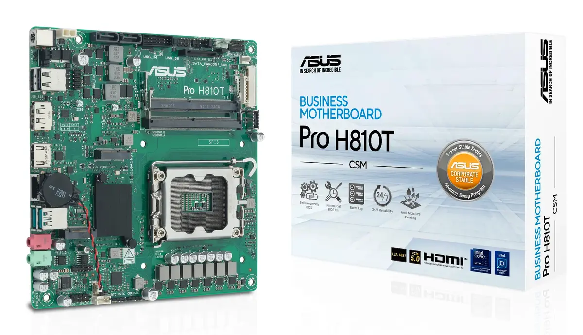 Mātesplate ASUS Pro H810T-CSM Photo 6