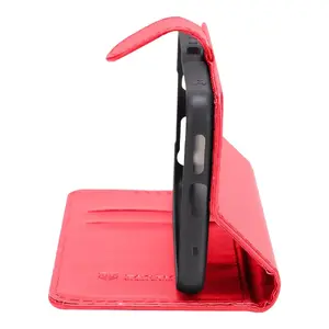 Tactical Field Notes cover for Xiaomi Redmi Note 14 5G — red protective smartphone case