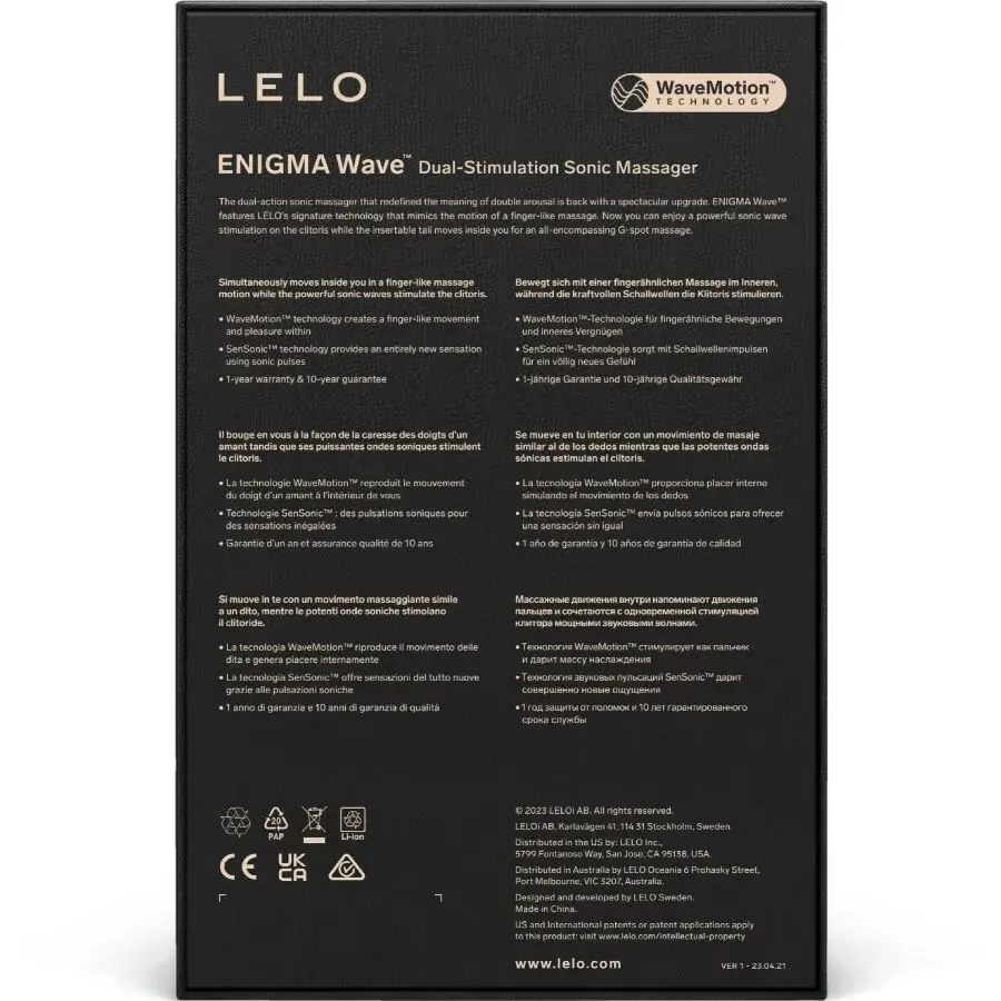 Massager Lelo Enigma Wave Photo 5
