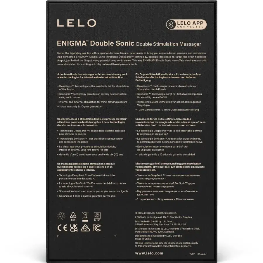 Вибратор Lelo Enigma Double Sonic Photo 5