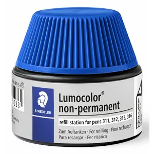 Staedtler Lumocolor 487 15 Marķieris Zils 15 ml Vācija