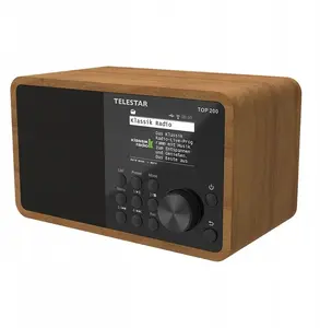 Многофункциональное радио Telestar TELESTAR TOP 200 Wood — FM/AM, деревянный корпус