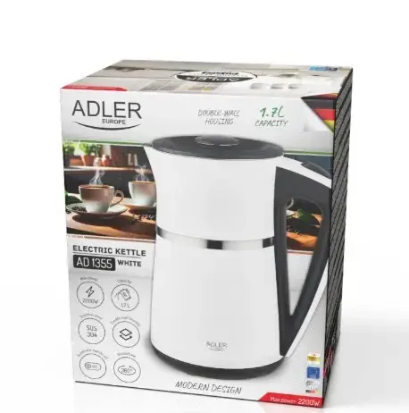 Электрический чайник Adler AD1355w Photo 2