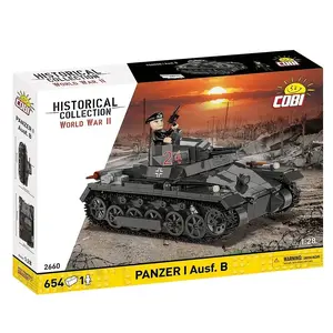 Building Set Cobi Panzer I Ausf. B – 654 pieces, detailed model tank kit