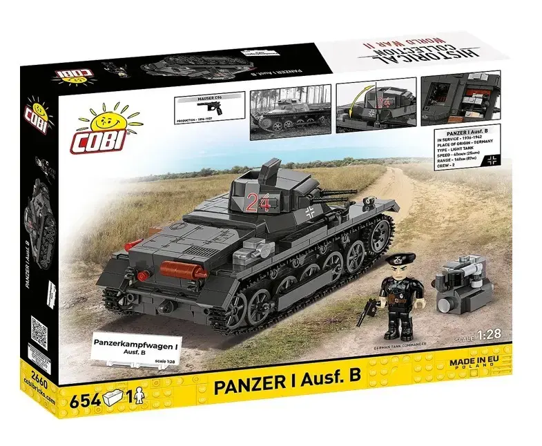 Cobi Panzer I Ausf. B konstruktors – 654 detaļas Photo 3