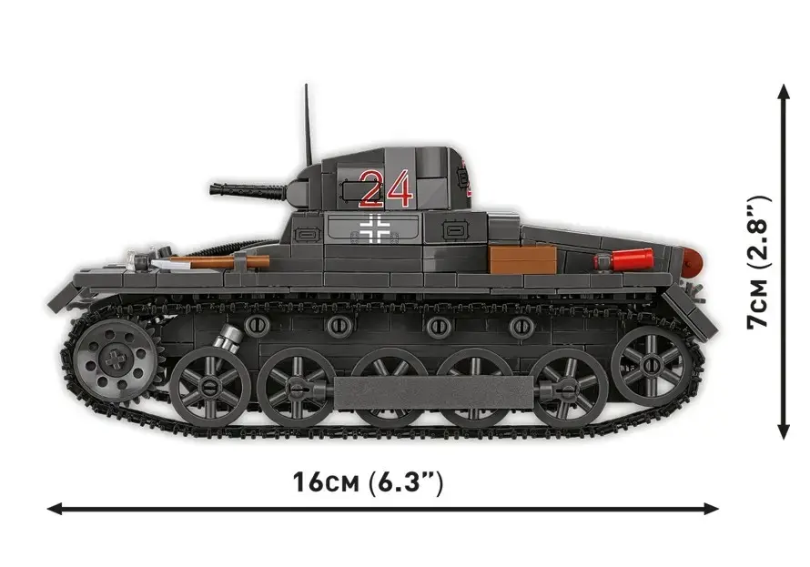 Cobi Panzer I Ausf. B konstruktors – 654 detaļas Photo 5