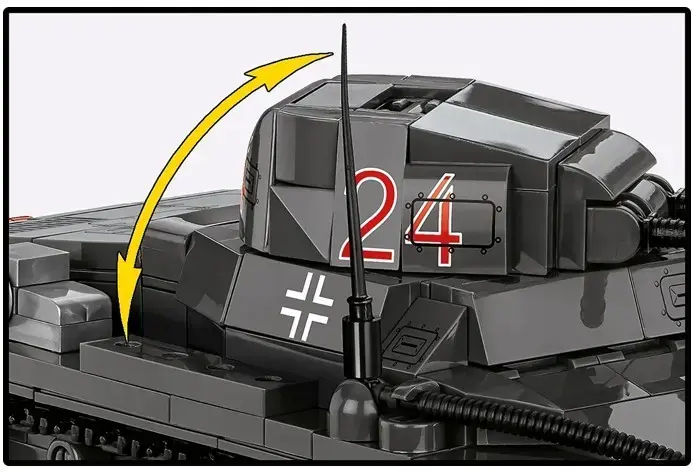 Cobi Panzer I Ausf. B konstruktors – 654 detaļas Photo 8
