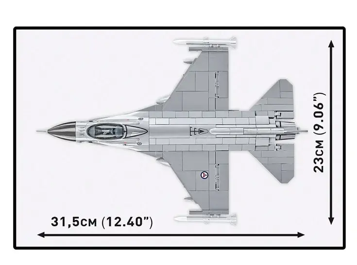 Cobi F-16AM Fighting Falcon building set (495 pcs) Photo 4