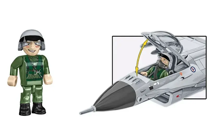 Cobi F-16AM Fighting Falcon building set (495 pcs) Photo 6