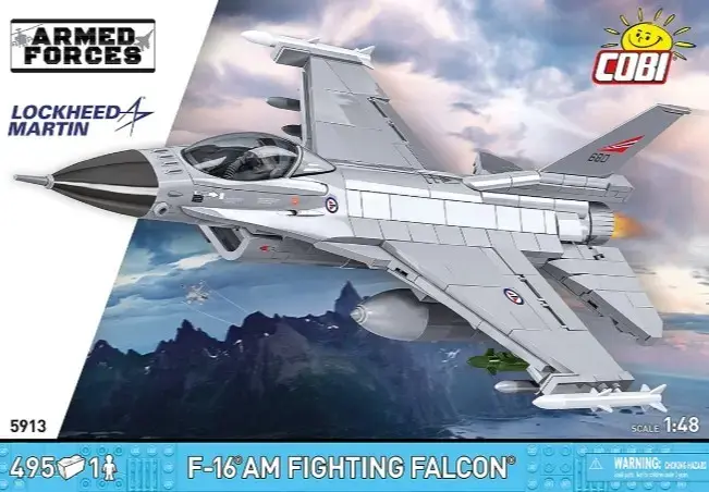 Cobi F-16AM Fighting Falcon building set (495 pcs) Photo 10