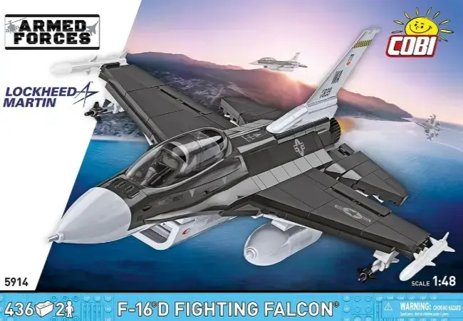 Cobi F-16D Fighting Falcon konstruktors 436 detaļas Photo 10