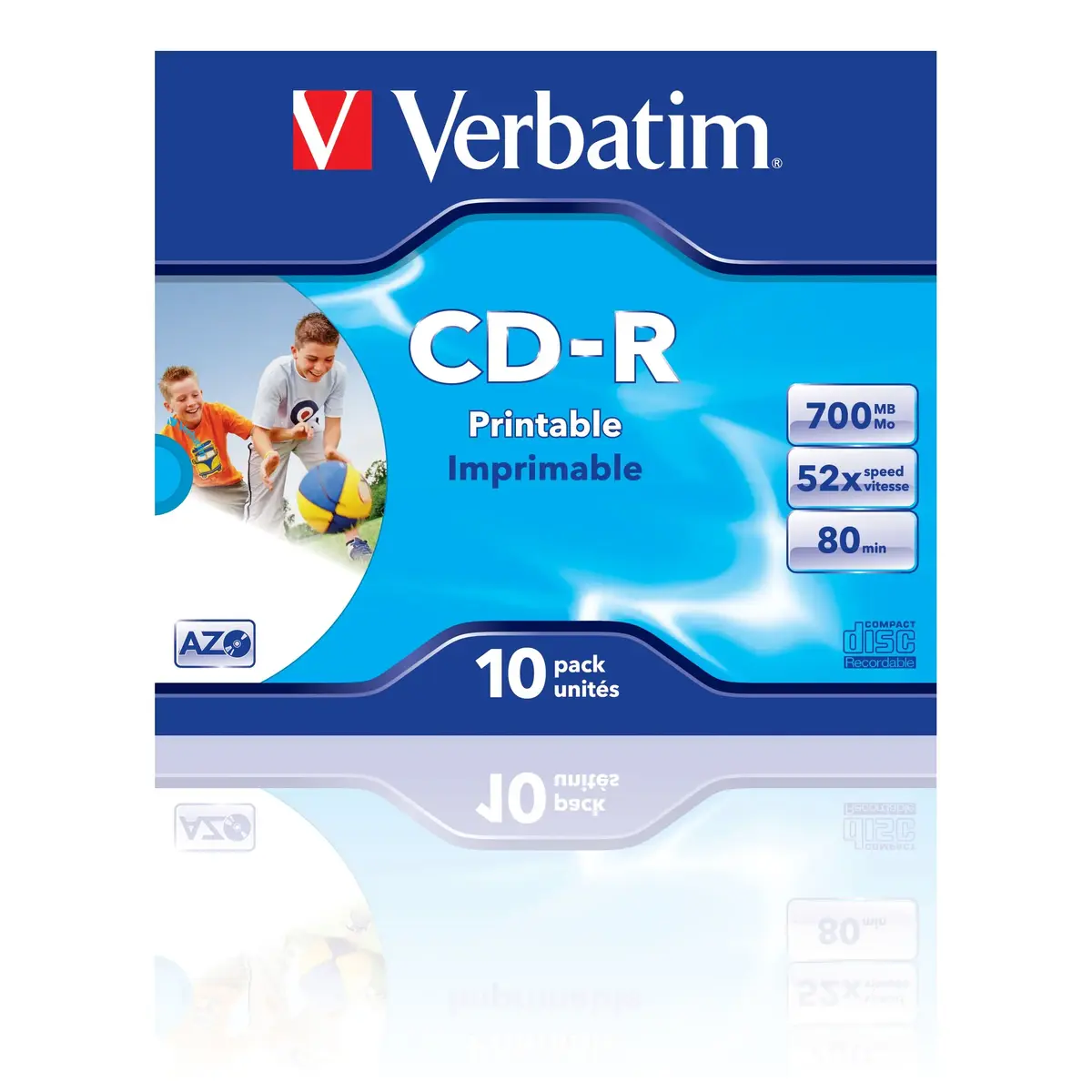 CD-R Verbatim AZO Wide Inkjet Printable Photo 2