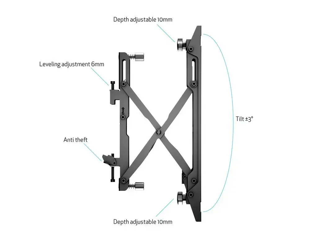 Multibrackets M Pro Series Push in Pop out VESA 400 Photo 15