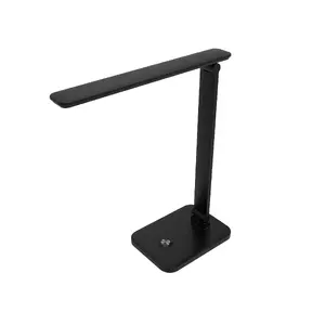 Galda LED lampa Fellowes Platinet PDL6731B — regulējama spilgtība, pieskariena vadība, 6000 mAh akumulators